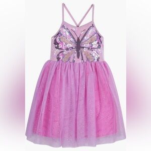 Zunie Butterfly Tulle Dress